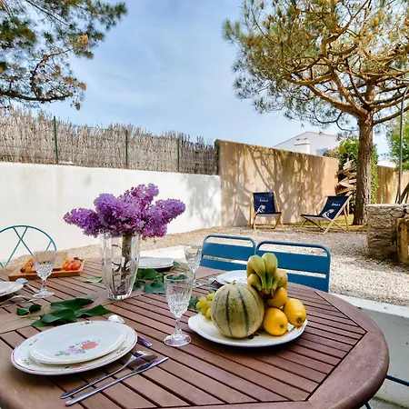 à 220m De La Plage, Maison Avec Jardin Pour 4 Hébergement de vacances Noirmoutier-en-l'Île